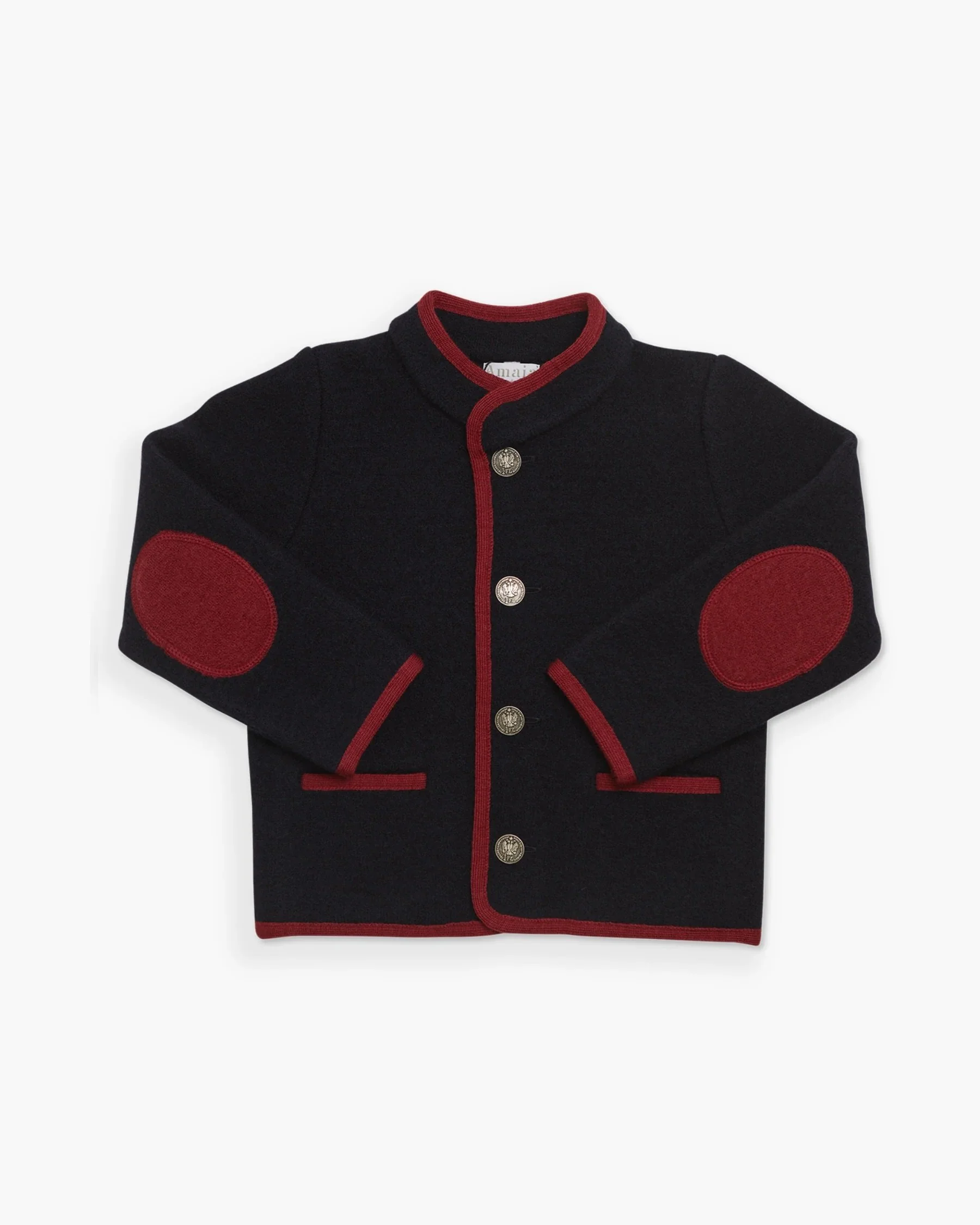 Amaia Kids Austrian Wool Jacket in Navy — UFO No More